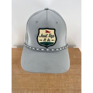 Happy Gilmore Just Tap It In Golf Hat Cap Grey One Size Fits Most Snapback Men